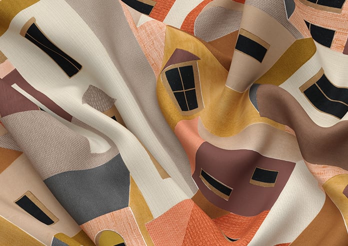 Santiago, Salsa - Motorised Roman Blind - Image 4